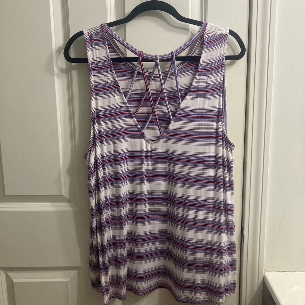 Red White and Blue Tank Too - XL